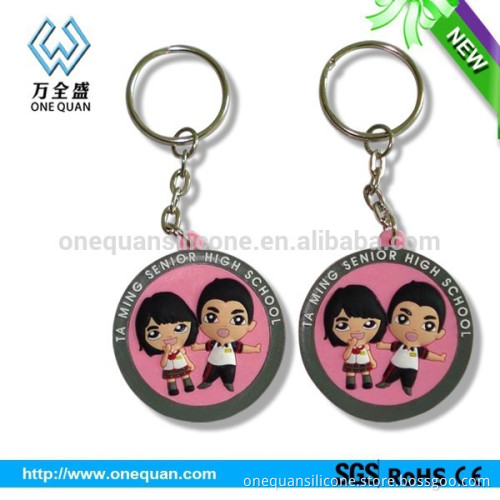 2015 hot selling customize cute design silicone rubber key finder wholesale